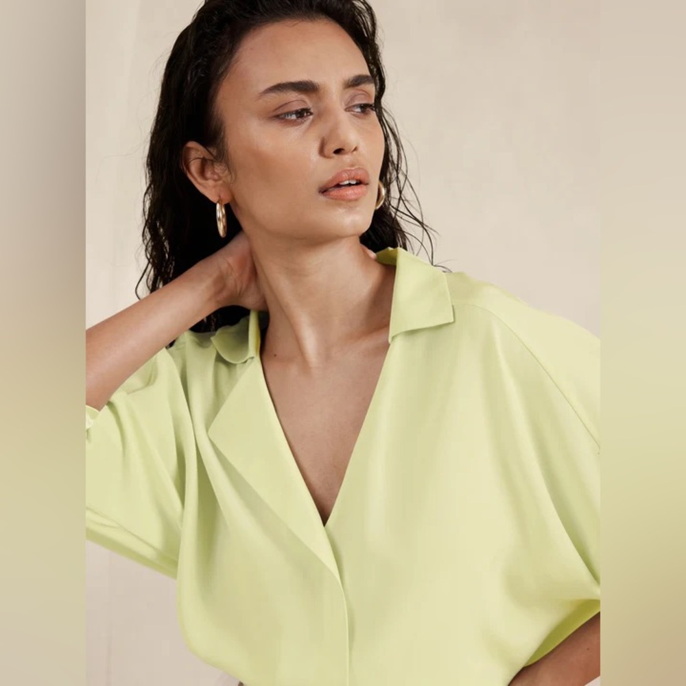 Banana Republic Dona Silk Top